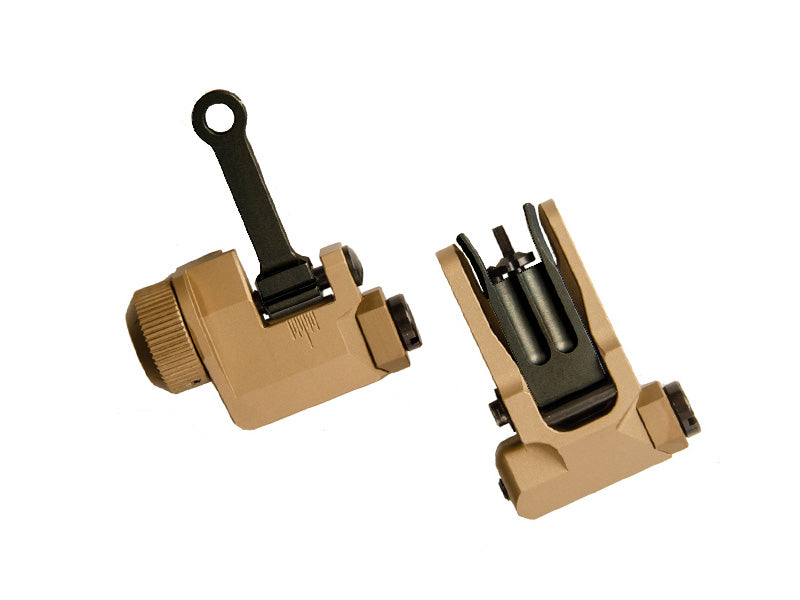 [GG] KAC Style 300M Metal Front and Rear Sight Set[For MK18 MOD 1 AEG/GBB  Serie][DE]