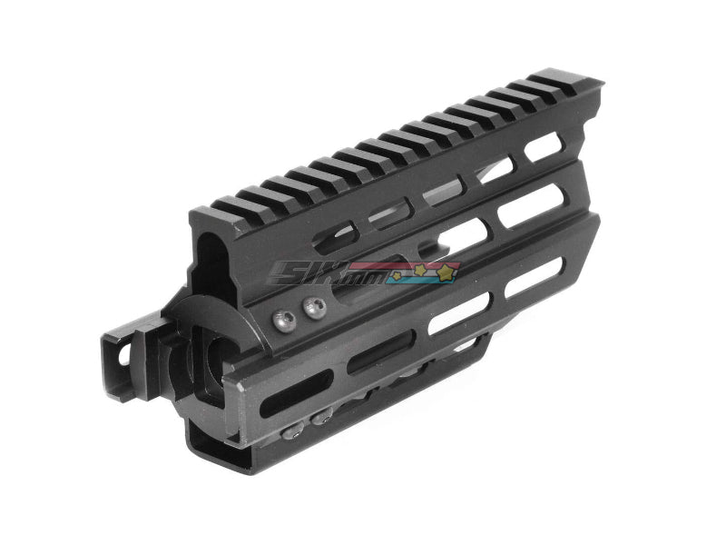 BattleAxe] CNC ALuminium P90 RAS Handguard[M-LOK System][BLK] – SIXmm (6mm)