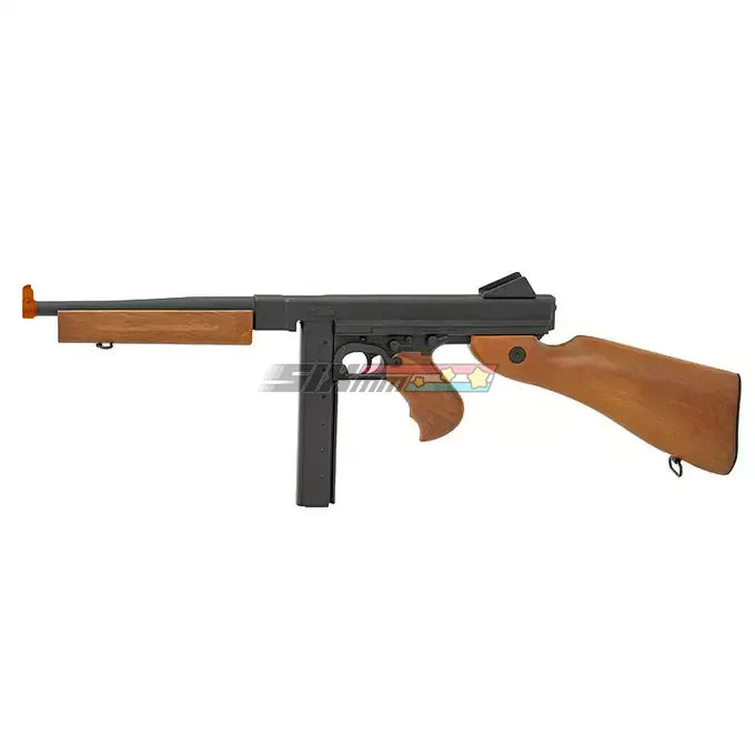 CYMA] Thomson M1A1 AEG SMG Rifle[Wooden Pattern Furniture] – SIXmm (6mm)