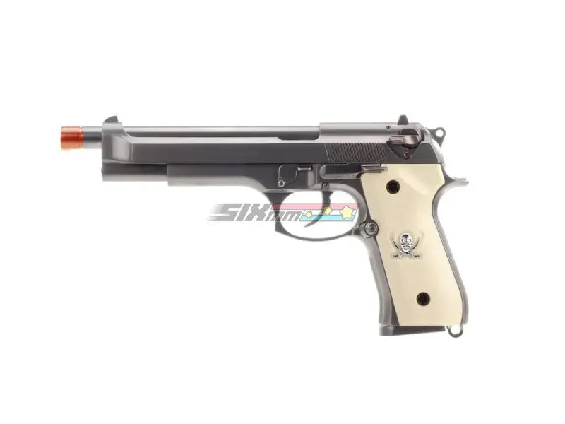 WE-Tech] Full Metal M92 / M9 Sword Cutlass GBB Pistol (Silver