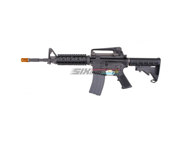 WE-Tech] Full Metal Open-Bolt M4A1 RIS GBB Rifle – SIXmm (6mm)