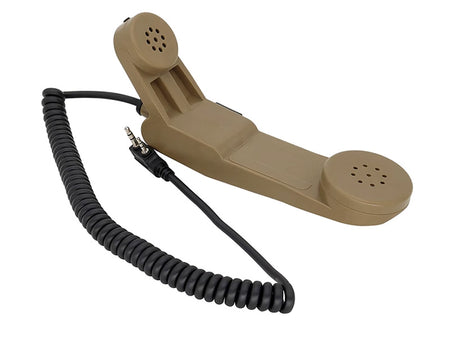 [Tac-Sky] Telephone Shape PTT Kenwood Head [TAN] 