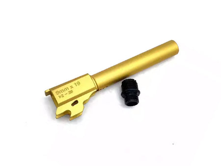 [GG]  P320 Outer Barrel w/ Flash hider [GLD]