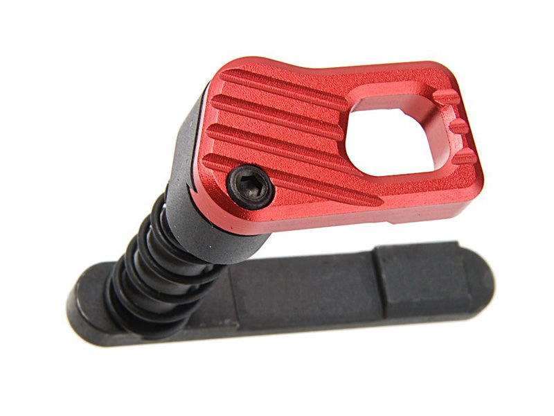 [Alpha Parts] Systema PTW Magazine Catch [CNC Steel][Type B][RED]