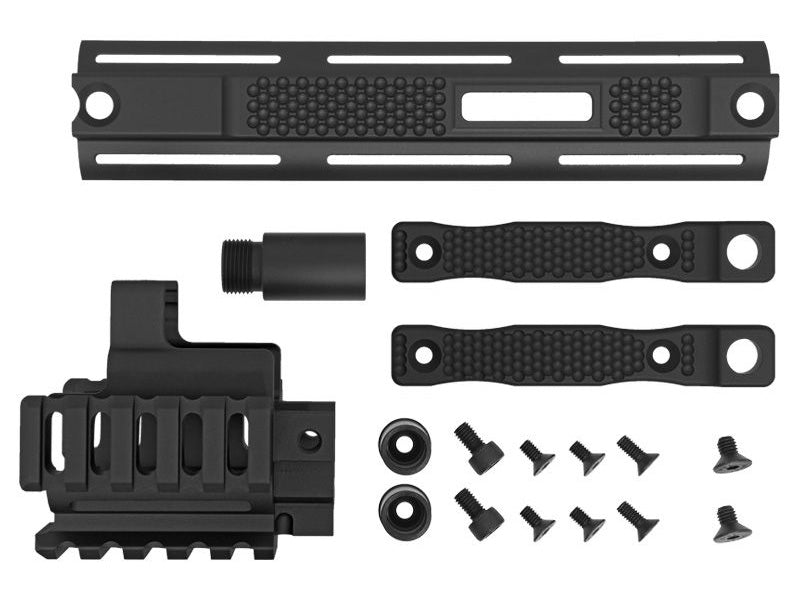 [Airsoft Artisan] PMM Style Scar Front set Kit [For VFC SCAR H GBB series][BLK]