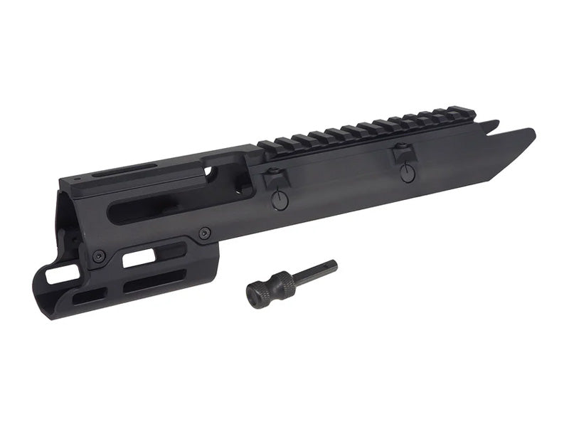 [5KU] M-Lok Rail Handguard w/ Charging Handle [For VFC MP5K GBB Airsoft Series]