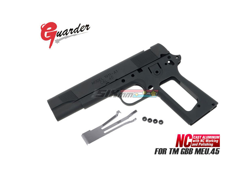 [Guarder] Aluminum Slide & Frame [For MARUI MEU.45][S.A Civilian Ver.][BLK]