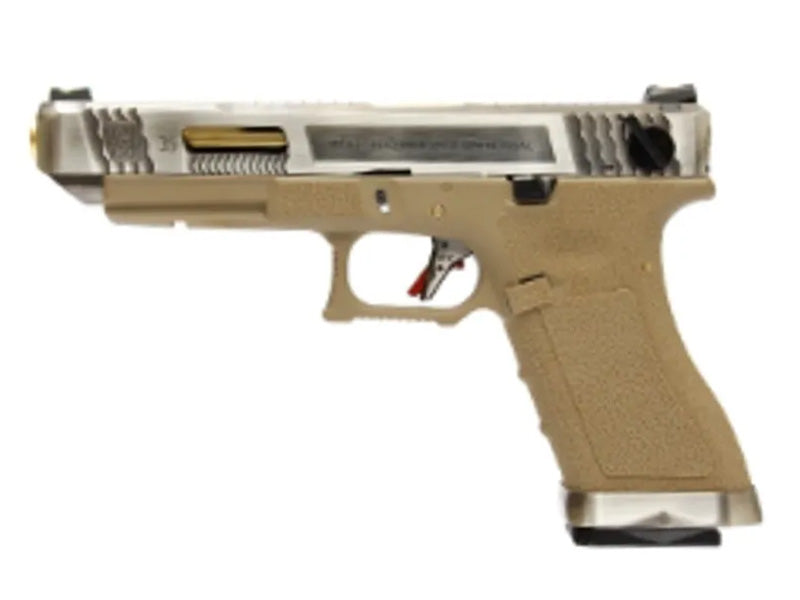 [WE-Tech] T4 G35 GBB Pistol [SV/GD/TAN]