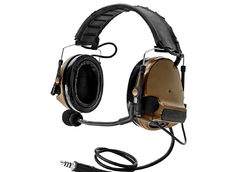 [Tac-Sky] Headset Comtact-III [Tan]