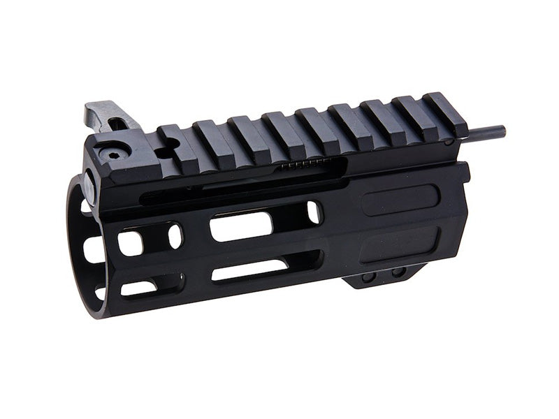 [Maple Leaf] 'Front Charging' M-Lok Handguard [For WE / VFC / GHK M4 GBBR Series][CNC][4 inch][BLK]