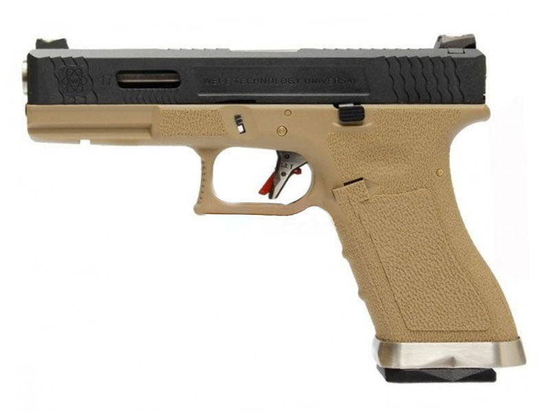 [WE-Tech] G17 T2 GBB Pistol [BK/SV/TAN]