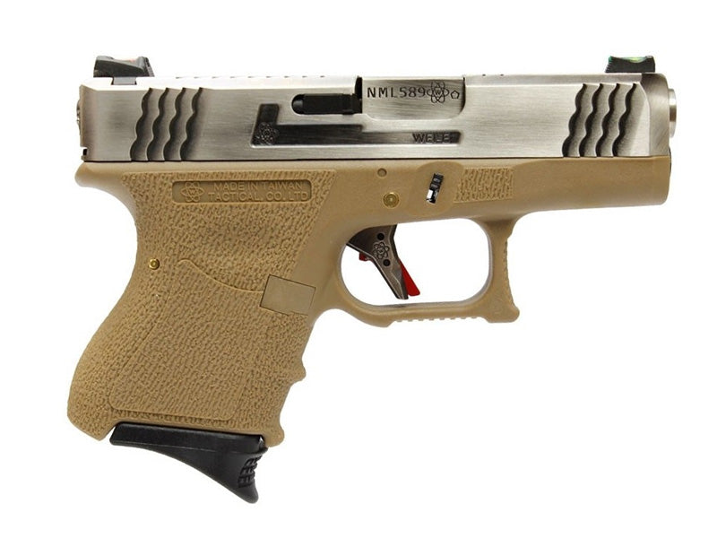 [WE-Tech] SAI Style G27 T8 Airsoft GBB Pistol[SV/SV/TAN]