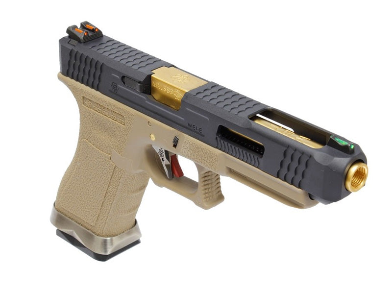 [WE-Tech] T6 G34 GBB Pistol [BK/GD/TAN]