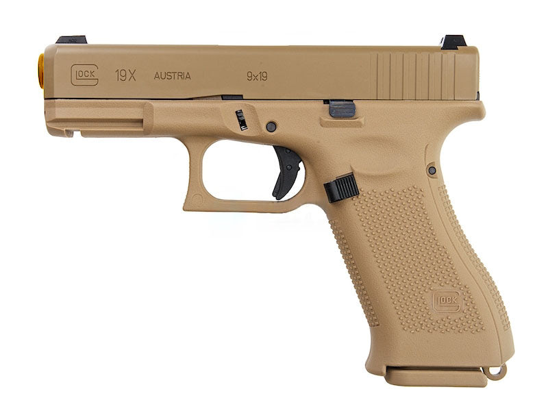 [Umarex] Glock 19x Green Gas GBB Airsoft Pistol [By VFC][TAN] 