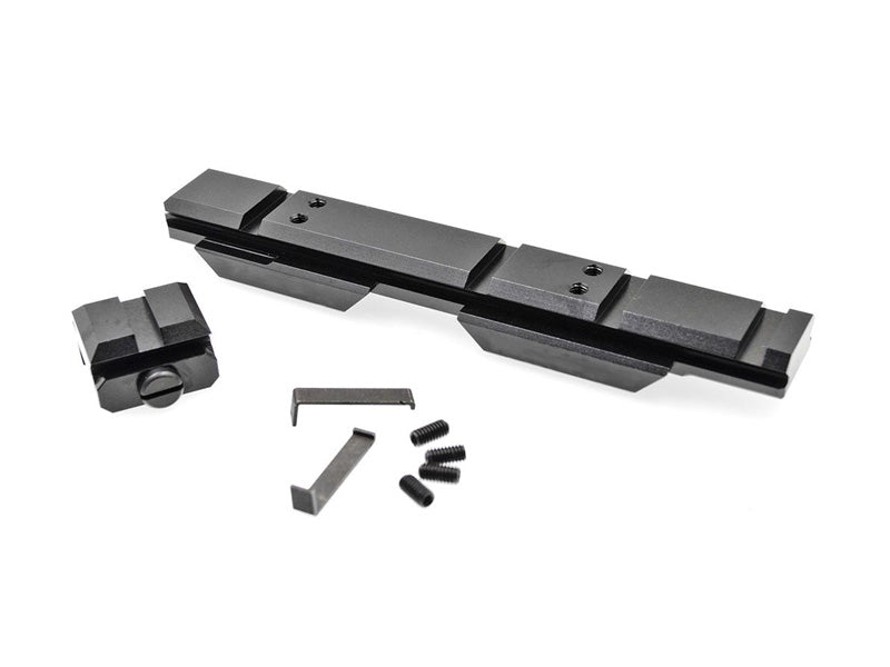 [C&C Tac] V3 .410 Riser Mount Low Profile Rail and Front Sight Mount Set [For Airsoft 20mm Rail Series]
