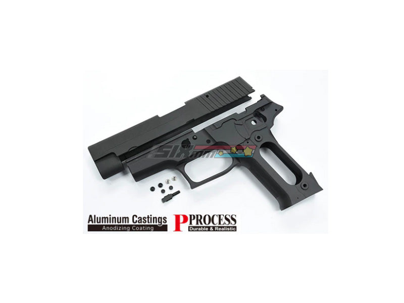 [Guarder] Aluminum Slide & Frame [For MARUI P226 Navy][No Marking][2022 New Version][BLK]