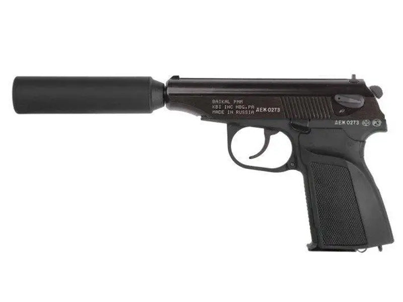 [WE-Tech] Makarov GBB Pistol w/Silencer w/Marking [BLK]