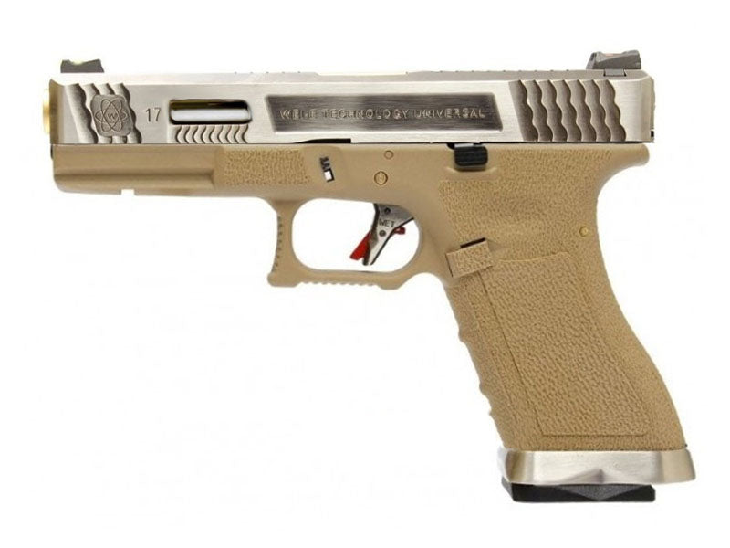 [WE-Tech] G17 T8 GBB Pistol [SV/SV/TAN]