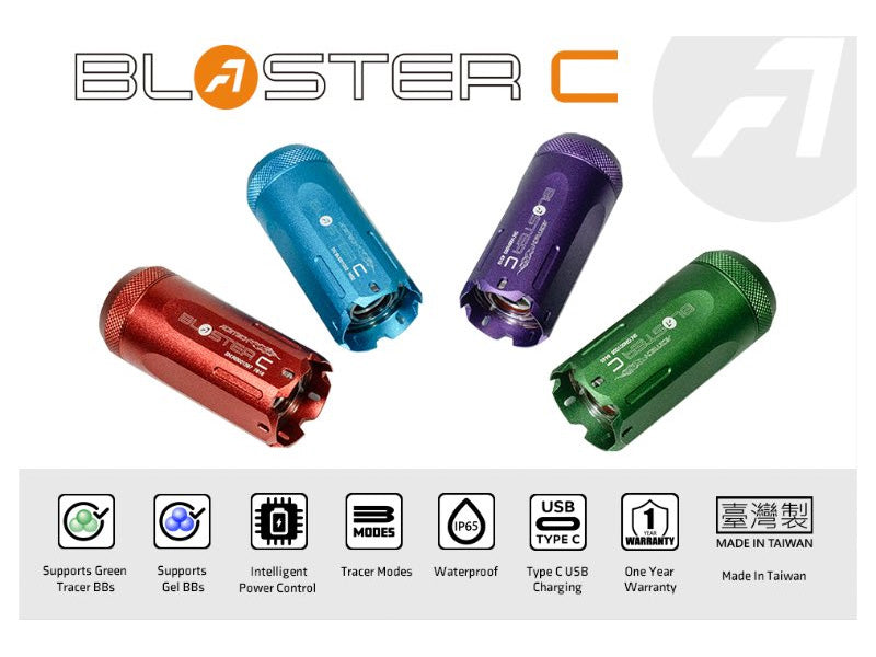 [ACETECH] Blaster C Tracer Unit with Flame Effect [RED]