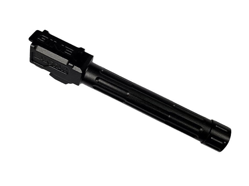 [5KU] Aluminium 9INE Airsoft Outer Barrel[For Tokyo Marui G17 GBB Series][BLK][Threaded]