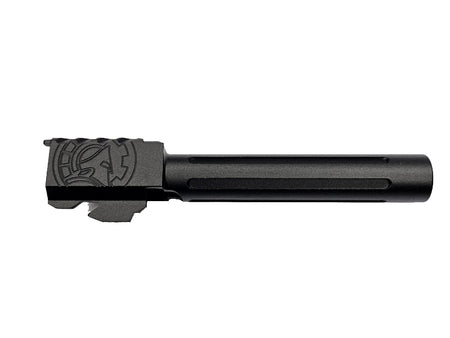 [5KU] Aluminium BAD Airsoft Outer Barrel[For Tokyo Marui G17 GBB Series][BLK][Threaded]