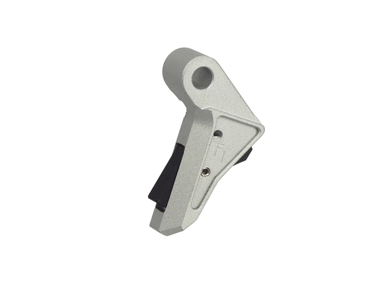 [5KU] FI CNC Airsoft Flat Trigger[For Tokyo Marui G17 / G19 / G34 GBB Series][SV]