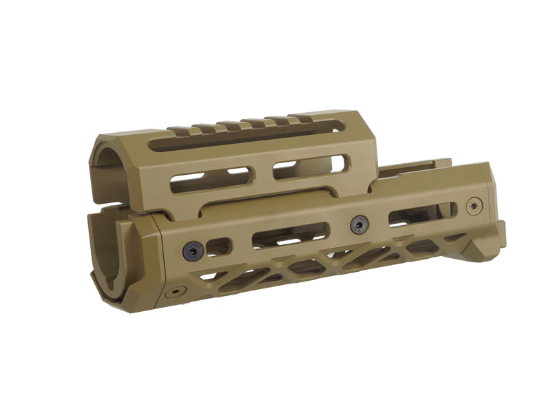 [5KU] Short M-LOK Handguard [for Marui AK GBB Airsoft [5KU-404M] [Tan]