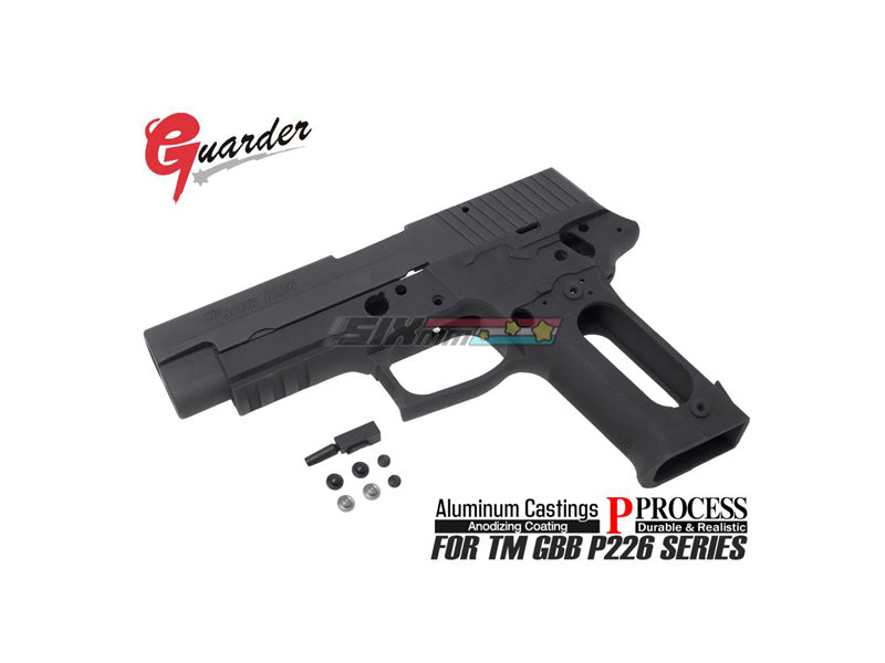 [Guarder] Aluminum Slide & Frame [For MARUI P226 Rail][Late Ver. Marking][2022 New Version][BLK]