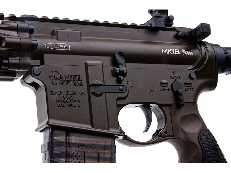 [EMG] Daniel Defense DD MK18 RIII PDW Airsoft GBB Rifle [CYMA CGS System][Brown]