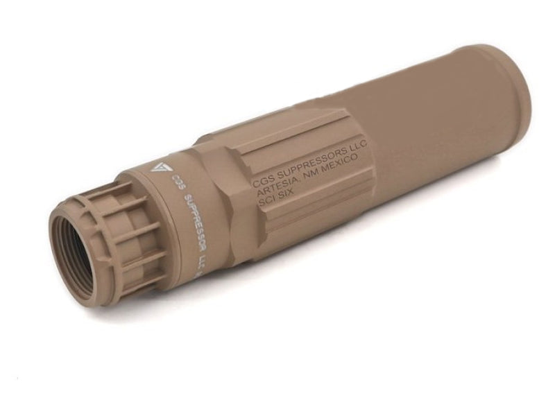 [AIRSOFT ARTISAN] CG SGI-6 STYLE DUMMY SILENCER WITH PIG FLASH HIDER [Tan][Type C]