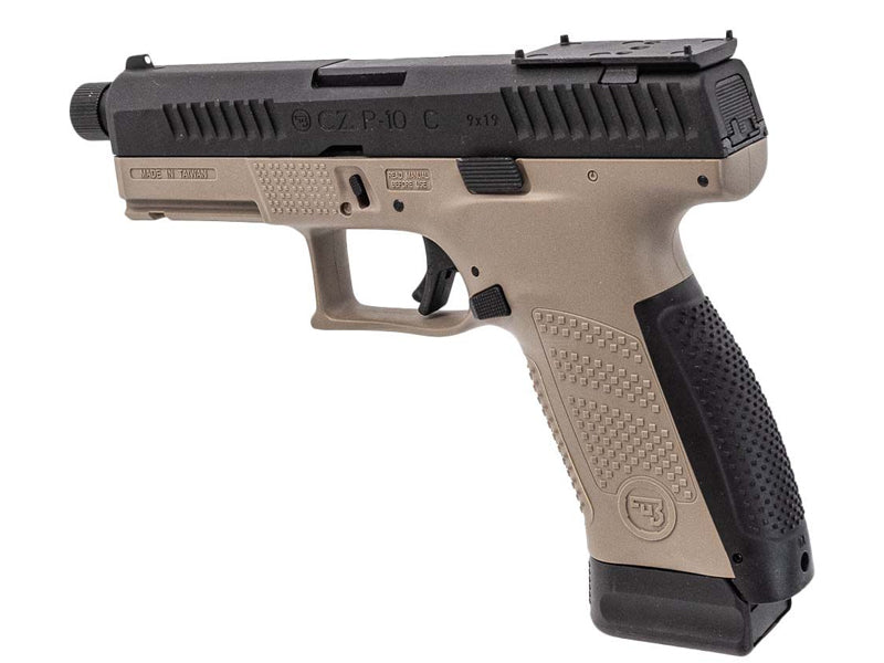 [ASG] CZ P-10C Deluxe GBB Pistol Airsoft [CO2 Version] [FDE]