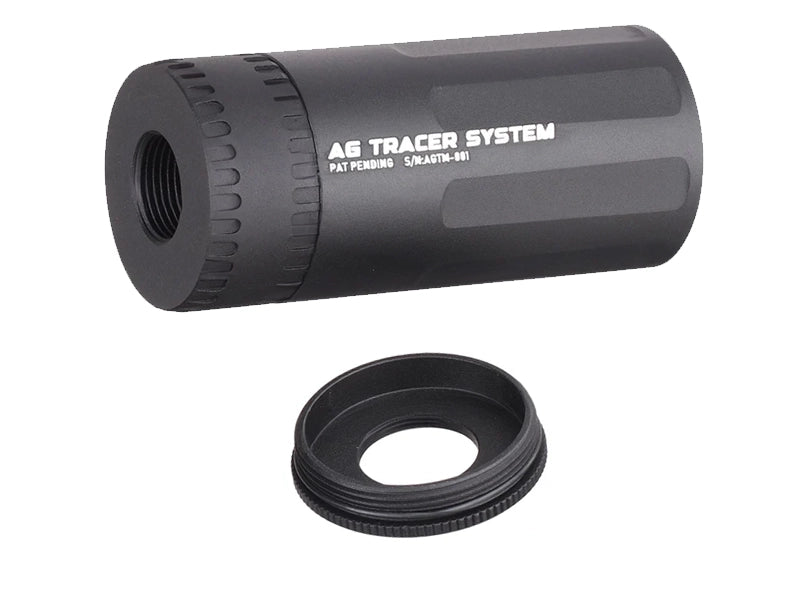 [Angry Gun] Tracer Modular system W/ -14mm CCW Barrel Adapter Set[Flame Effect][BLK]