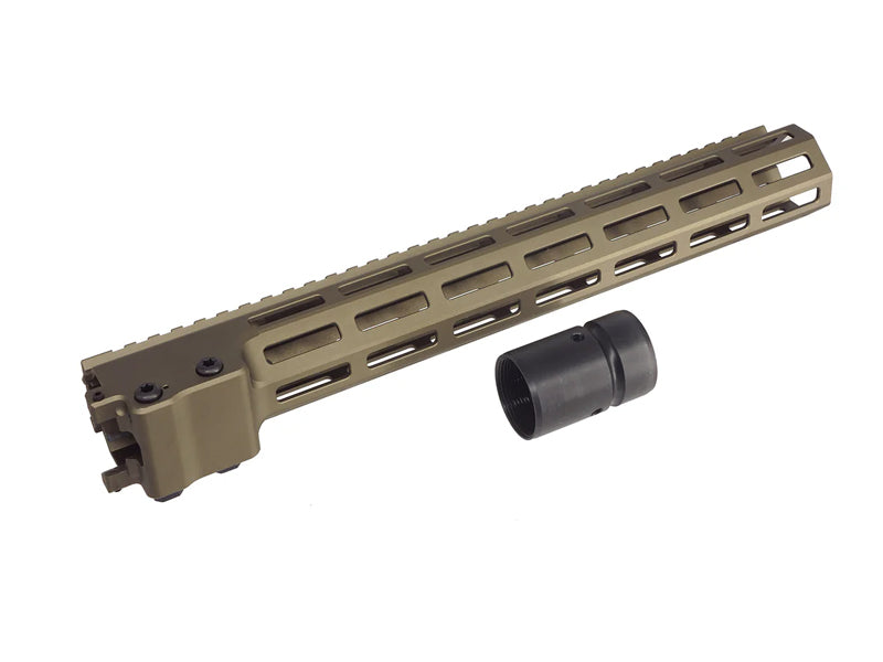 [CYMA] URGI MK16 M-Lok Handguard - Tan [for AR / M4 Airsoft] [L001]