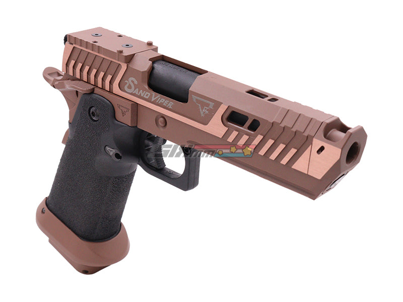 EMG] AW Custom TTI Licensed JW4 2011 Pit Viper GBB Pistol[SAND] – SIXmm  (6mm)