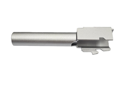 [GG] Airsoft Aluminium Threaded Outer Barrel W/ Silencer Adapter[For Tokyo Marui G19 GBB Series][SV]