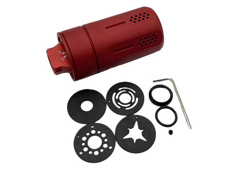 [GG] Blast Shield with Built-In Tracer Unit Set[-14mm CCW][Red]