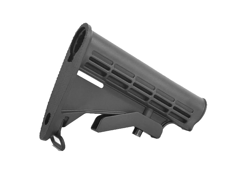 [GG] USGI Style Waffle Stock[For Tokyo Marui M4 / GBB Series][BLK][Fit Mil Spec Tube]