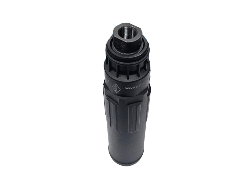 [MadDog] CG SGI-6 Style DUMMY SILENCER with 3 Prong Flash Hider [BLK]