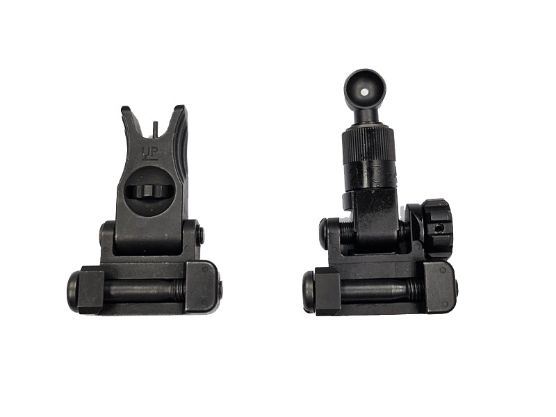 [MadDog] Mirco KC 600m Flip Up Front & Rear Sight Set[Full Steel Ver.][BLK]