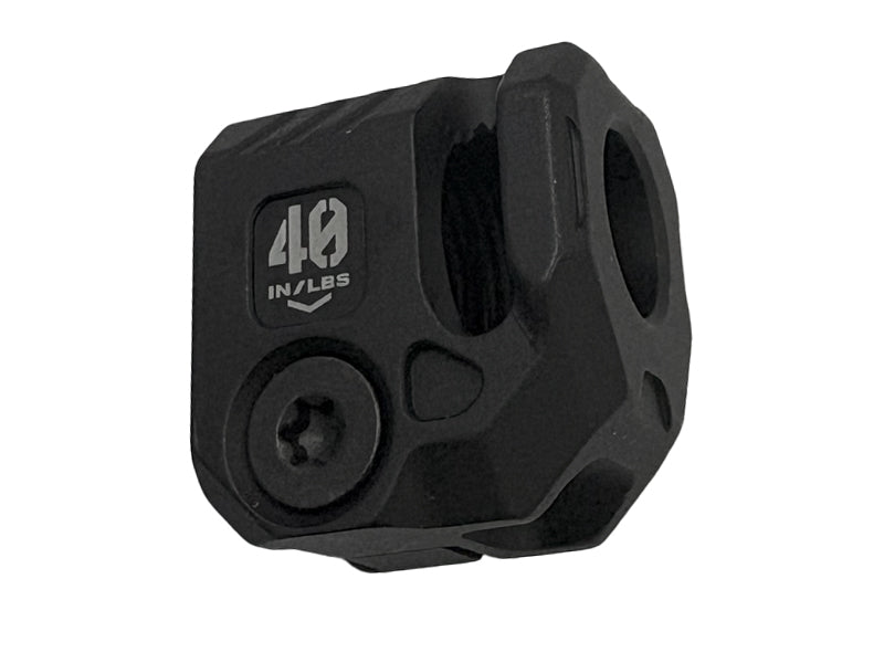 [MadDog] ST Style Mirco Threaded Airsoft Compensator[-14mm CCW][BLK]