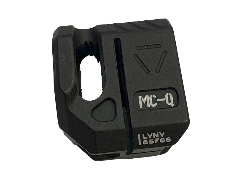 [MadDog] ST Style Mirco Threaded Airsoft Compensator[-14mm CCW][BLK]