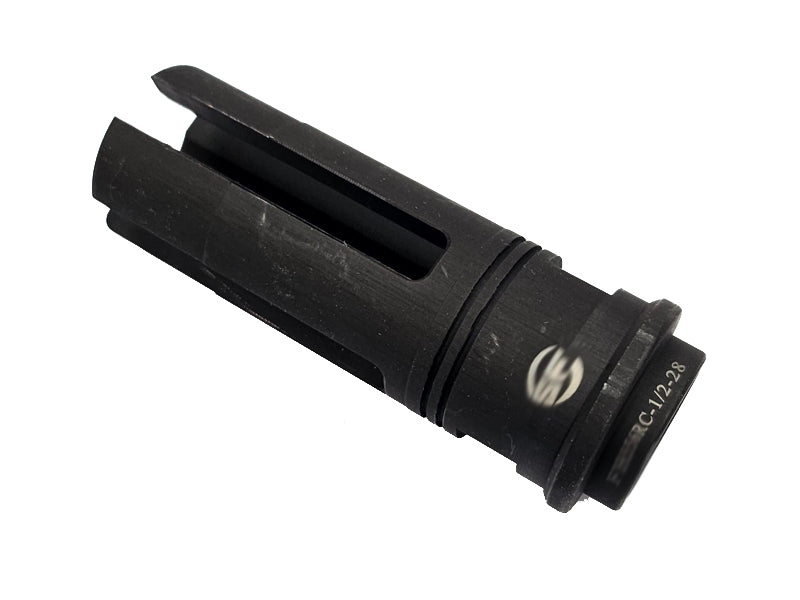 [MadDog] Steel SOCOM 4 Prong Flash Hider[-14mm CCW][BLK]