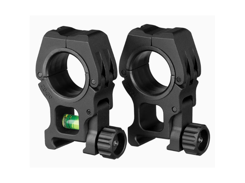 [GG] M10 25mm/30mm Diameter 45mm Height Metal Scope Mount Set[BLK]