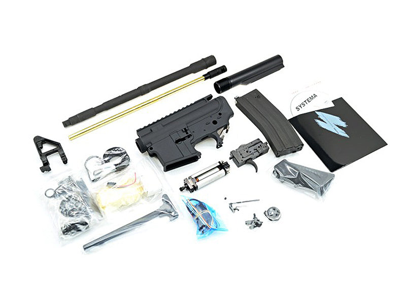 ***[Systema] PTW M4 CQB Value Upgrade Kit[Inc. Ambi Gearbox Ver. & M130 SS Cylinder]