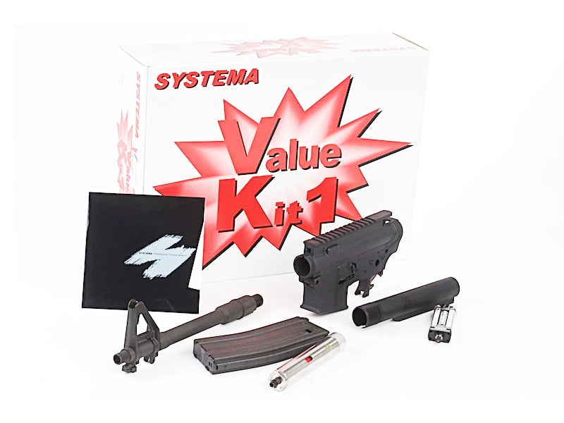 ***[Systema] PTW M4 CQB Value Upgrade Kit[Inc. Ambi Gearbox Ver. & M130 SS Cylinder]