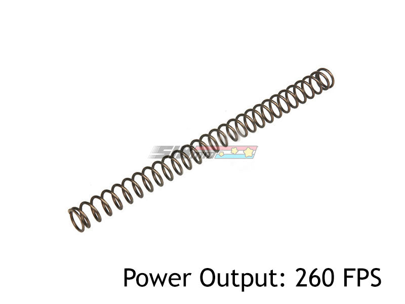 [TW Nerf][Approx. 260fps] M80 Enhanced Power Up Spring for Systema PTW Series][BLK]