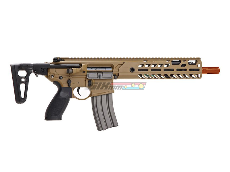 SIG Sauer]MCX Virtus SBR Airsoft AEG Rifle [By SIG AIR & VFC][TAN] – SIXmm  (6mm)