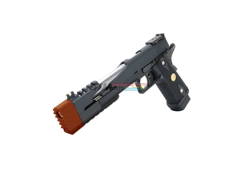 [WE-Tech]7 inch Black Dragon Gas Blowback Hi-Capa Airsoft Pistol Type B]