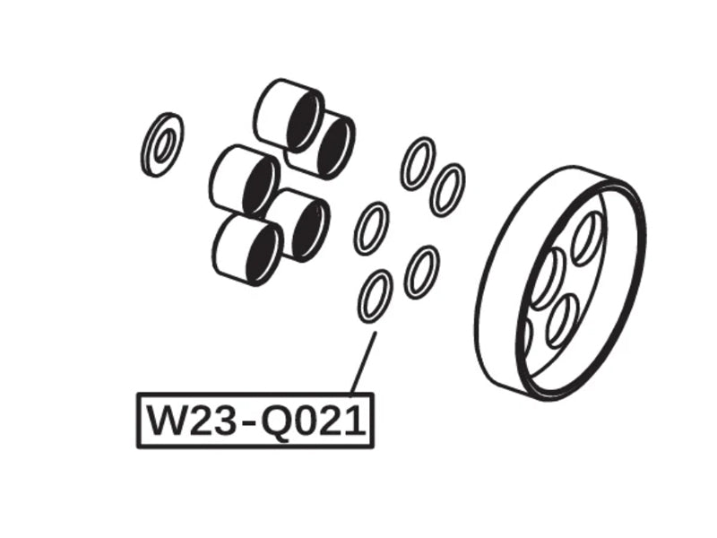 [WELL Pro] Replacement O-ring [for WE23 Minigun AEG] [WP-W23-001]