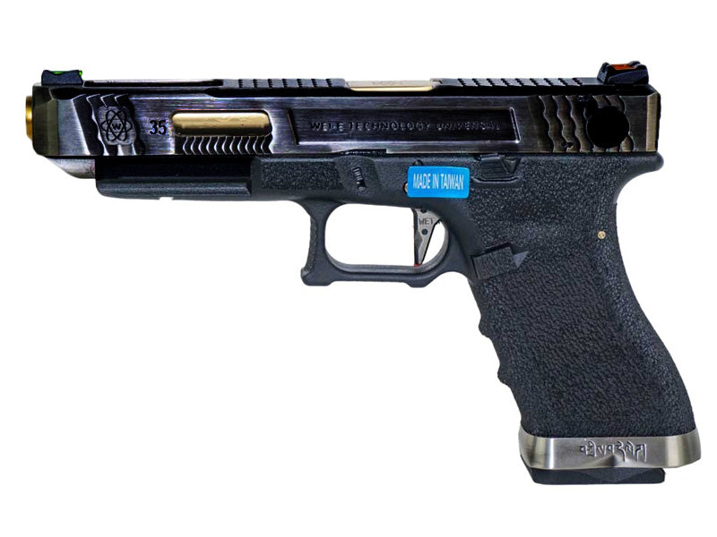 [WE-Tech] T1 G35 GBB Pistol [BK/GD/BK]